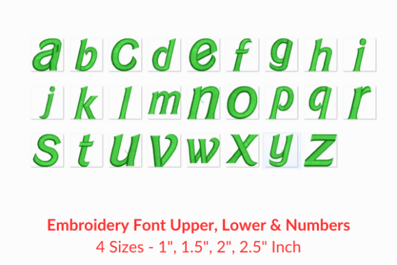 Barbie Fonts Embroidery Design