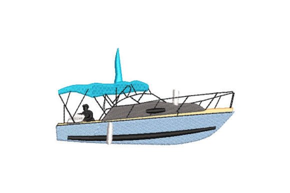 Boat Embroidery Designs