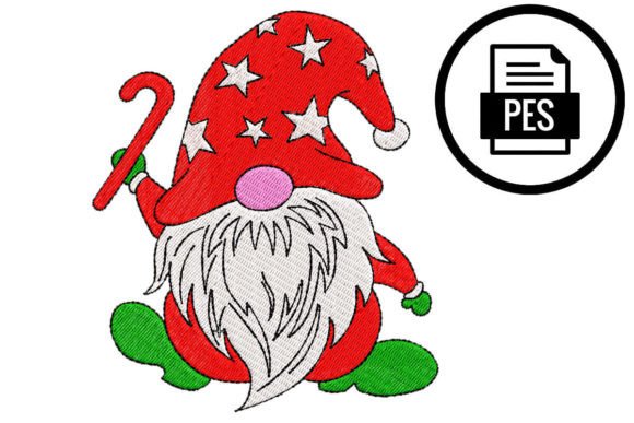 Cute Embroidery Christmas Santa